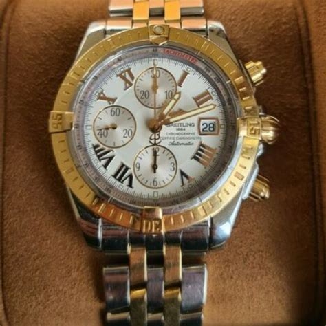 breitling chronomat evolution 18k guld c13356